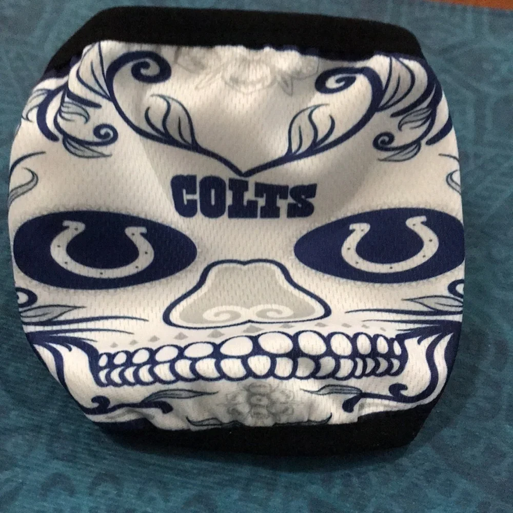 6/$20 New set/2 Colts sugar skull face masks